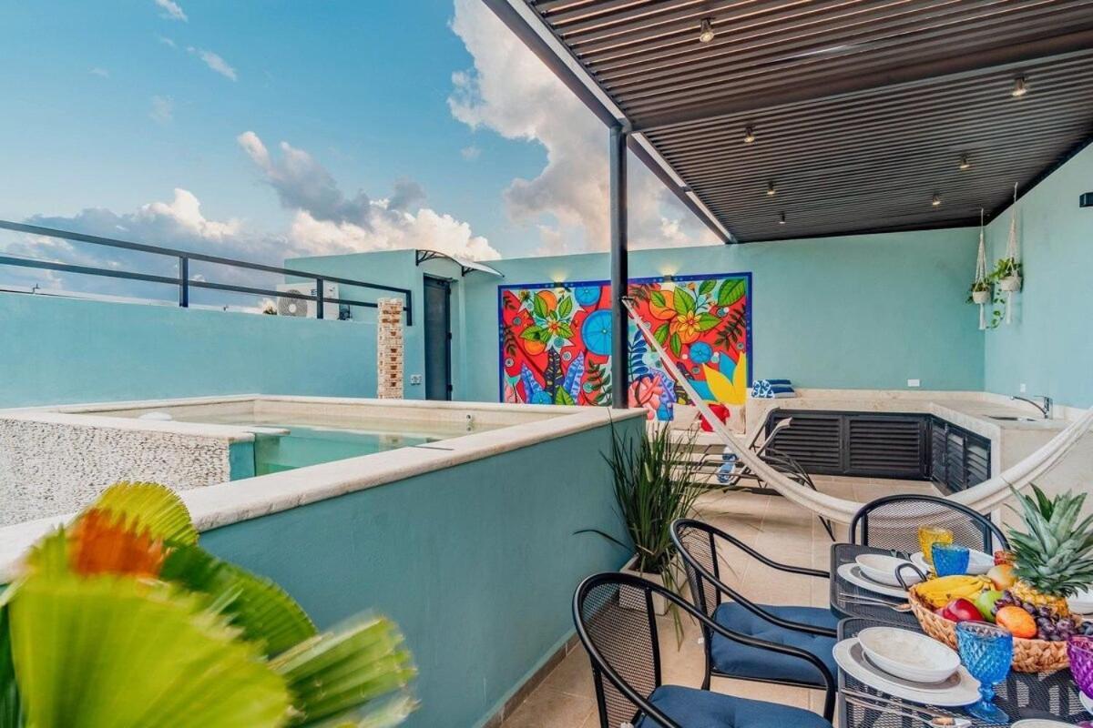 Rincon Del Cielo Rooftop With Glass Walled Pool Меріда Екстер'єр фото
