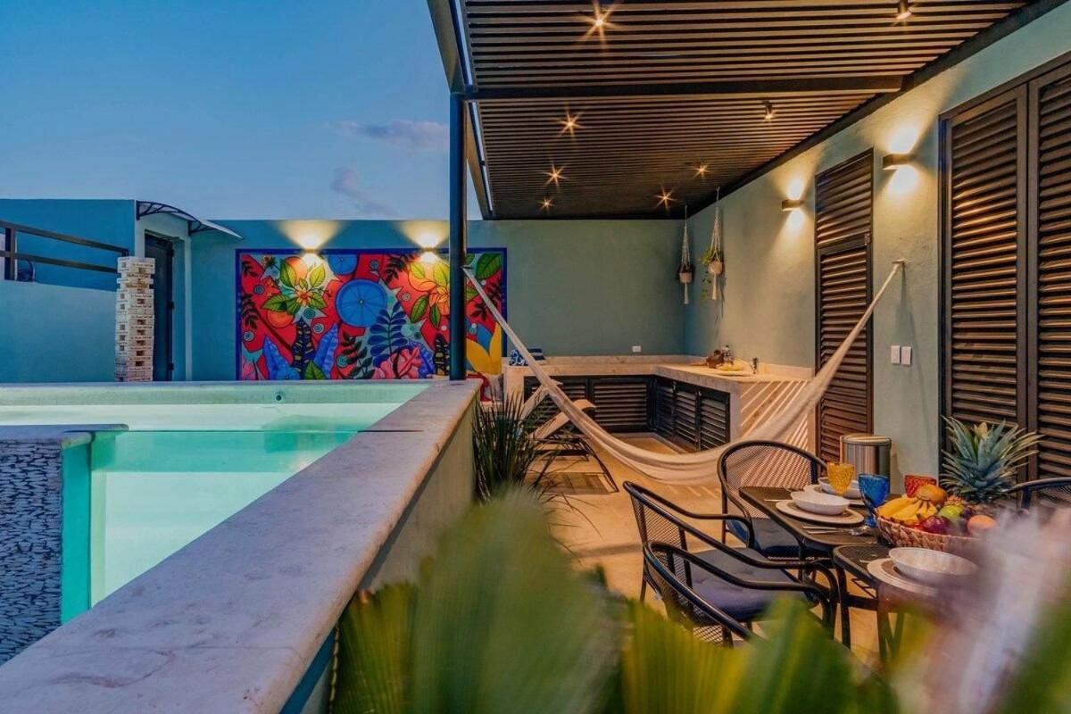 Rincon Del Cielo Rooftop With Glass Walled Pool Меріда Екстер'єр фото